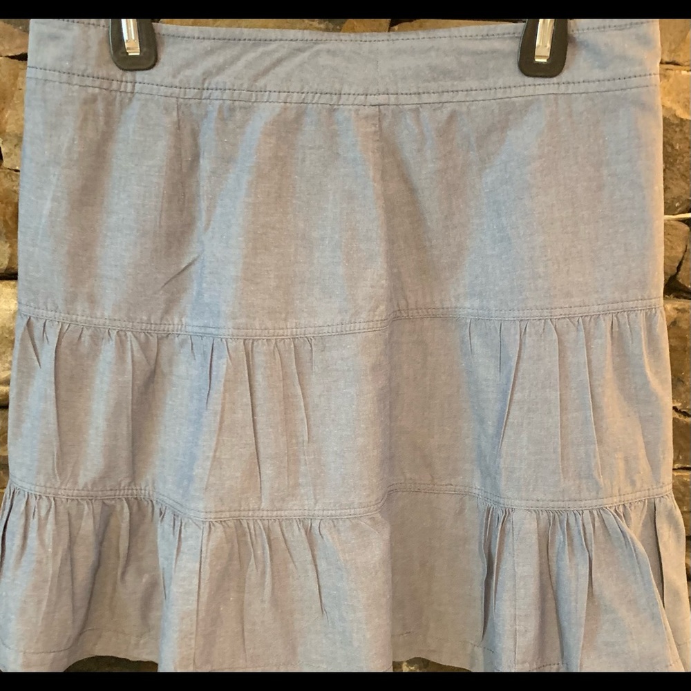Loft blue skirt